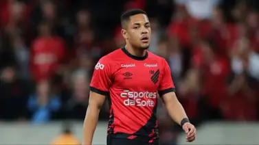 Vitor Roque jugará su último partido con Atlético Paranaense antes de poner rumbo a Europa  Vitor Roque jugará su último partido con Atlético Paranaense antes de poner rumbo a Europa