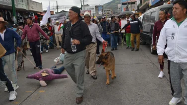 La Federación de las Juntas del Campesinado lanza ultimátum de 72 horas a los venezolanos durante una movilización en Ecuador 