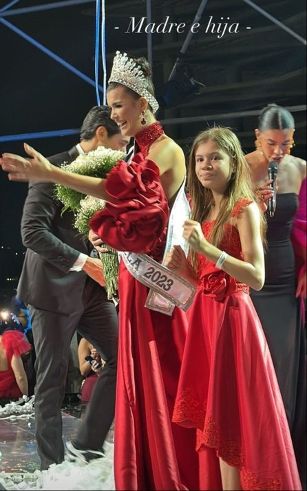Así celebra la nueva Miss Venezuela 2023, Ileana Márquez, junto a su hija (+Video)