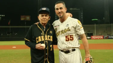 LVBP: Así homenajeó Leones del Caracas a "Vitico" Davalillo en el Estadio Monumental (+Tuit)