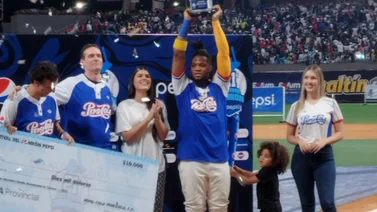LVBP: Así comparte Ronald Acuña Jr. el título del Jonrón Derby con su familia (+Video)