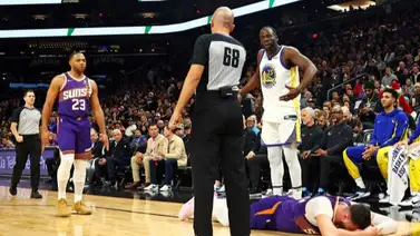 NBA: ¡Para meterlo preso! Mira el increíble golpe que le dio Draymond Green a su rival de Phoenix Suns (+Video) NBA: ¡Para meterlo preso! Mira el increíble golpe que le dio Draymond Green a su rival de Phoenix Suns (+Video)