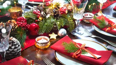 Sorprende a tus invitados con una espectacular mesa decorada en Nochebuena 