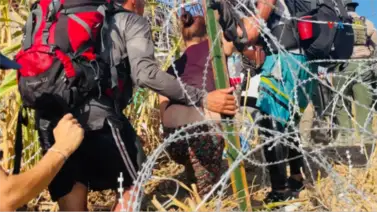 Así está la situación de los migrantes que llegan a Eagle Pass buscando entrar a EEUU Así está la situación de los migrantes que llegan a Eagle Pass buscando entrar a EEUU