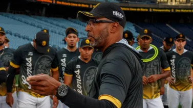 LVBP: José Alguacil celebra la clasificación de Leones del Caracas. "Ha sido un año agotador" (+Video)