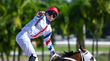 Este es el aprendiz puertorriqueño que en este 2023 ha ganado más carreras que Irad Ortiz Jr. en su primer año