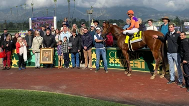 Hijo de American Pharoah gana un Stakes en Santa Anita Park este sábado 