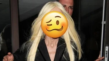 Donatella Versace es tendencia por su nueva cara ¡Mírala! 