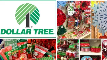Los 8 artículos navideños que Dollar Tree vende más baratos que Walmart
