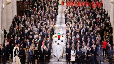Celebridades en la reapertura de la Catedral de Notre Dame en París Celebridades en la reapertura de la Catedral de Notre Dame en París