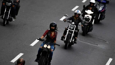 Manejando en moto venezuela