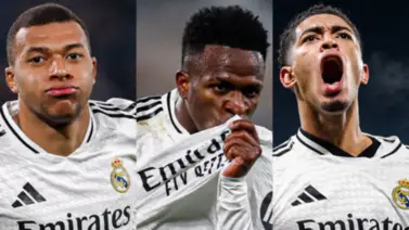 Bellingham, Mbappé y Vinicius por primera vez en la temporada Bellingham, Mbappé y Vinicius por primera vez en la temporada