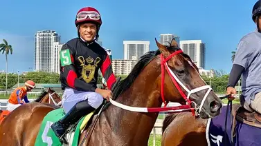 Ismerio Villalobos con su mejor temporada como jockey en Estados Unidos Ismerio Villalobos con su mejor temporada como jockey en Estados Unidos