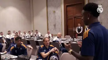 El mensaje de Vinicius y Ancelotti para el equipo del Real Madrid El mensaje de Vinicius y Ancelotti para el equipo del Real Madrid