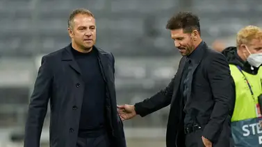 Hansi Flick le lanza piropos a Simeone antes del duelo por la cima de LaLiga Hansi Flick le lanza piropos a Simeone antes del duelo por la cima de LaLiga
