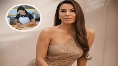 Eva Longoria mostró su talento en la cocina al preparar tamales Eva Longoria mostró su talento en la cocina al preparar tamales
