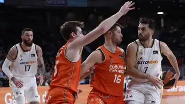 Liga Endesa: Valencia se impuso ante el Real Madrid y es líder (Finalizado) Liga Endesa: Valencia se impuso ante el Real Madrid y es líder (Finalizado)