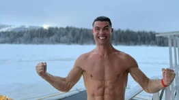 Cristiano Ronaldo celebró las navidades en casa de Santa Claus (+Fotos)