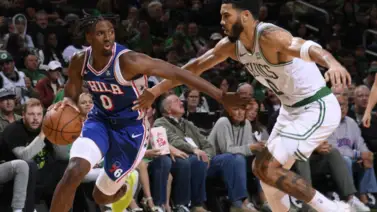 NBA: Philadelphia Sixers le gana el duelo a los Celtics en su casa ( Finalizado) NBA: Philadelphia Sixers le gana el duelo a los Celtics en su casa ( Finalizado)