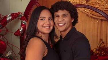 Eduard Bello y su novia esperan a su primer bebé juntos 