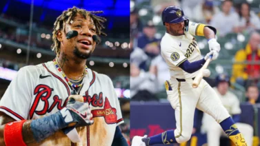 MLB: Ronald Acuña Jr. y Jackson Chourio conectaron el jonrón más largo de sus equipos en 2024 (+Video)