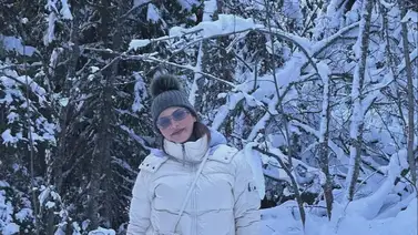 Las vacaciones bajo cero de Chiquinquirá Delgado para despedir el año Las vacaciones bajo cero de Chiquinquirá Delgado para despedir el año