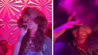 Rihanna vive bochornoso momento en un karaoke 
