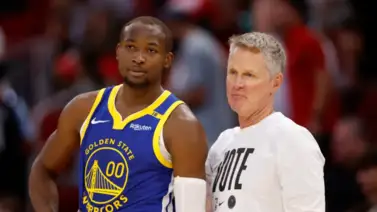 Steve Kerr aviva los rumores del traspaso de Jonathan Kuminga Steve Kerr aviva los rumores del traspaso de Jonathan Kuminga