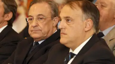 Javier Tebas responde a Florentino Pérez por sus ataques en el 'Caso Negreira' Javier Tebas responde a Florentino Pérez por sus ataques en el 'Caso Negreira'