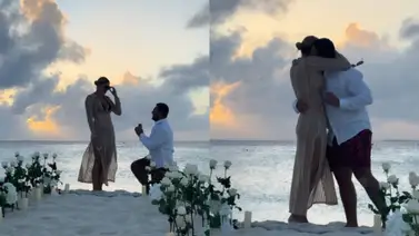 Exreina de belleza venezolana se compromete bajo hermoso atardecer Exreina de belleza venezolana se compromete bajo hermoso atardecer